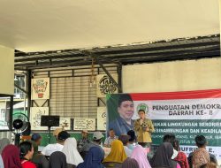 Husin Djufrie Gelar Penguatan Demokrasi Daerah ke-8 di Kampung Sei Bebanir Bangun