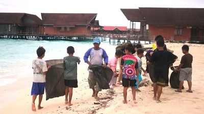 Siap Bangun TPS3R, Pulau Derawan Inisiasi Pengelolaan Sampah Berkelanjutan