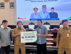 Bupati Berau Tekankan Pentingnya Perlindungan Pekerja Konstruksi Lewat BPJS Ketenagakerjaan