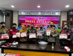  Polres Berau Ungkap 6 Kasus Narkotika, Amankan 1,4 Kilogram Sabu