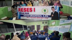 Reses di Teluk Bayur, Agus Uriansyah Tegaskan Komitmen Bangkitkan UMKM dan Perkuat Layanan Sosial