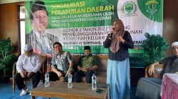 H. Husin Djufrie Sosialisasikan Perda Ketahanan Keluarga di Kampung Derawan