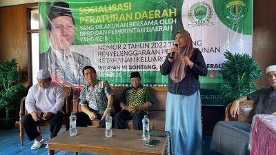 H. Husin Djufrie Sosialisasikan Perda Ketahanan Keluarga di Kampung Derawan