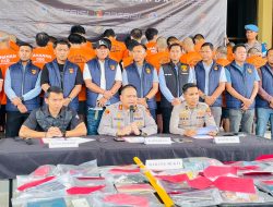 37 Kejahatan Jalanan Dibongkar di Samarinda, 53 Pelaku Ditangkap dalam Sebulan
