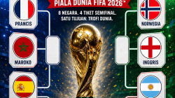 Perempat Final Piala Dunia FIFA 2026: Delapan Raksasa Siap Bertarung, Aroma Final Klasik Mulai Tercium